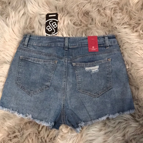 High Rise Jean Shorts - Picture 2 of 3